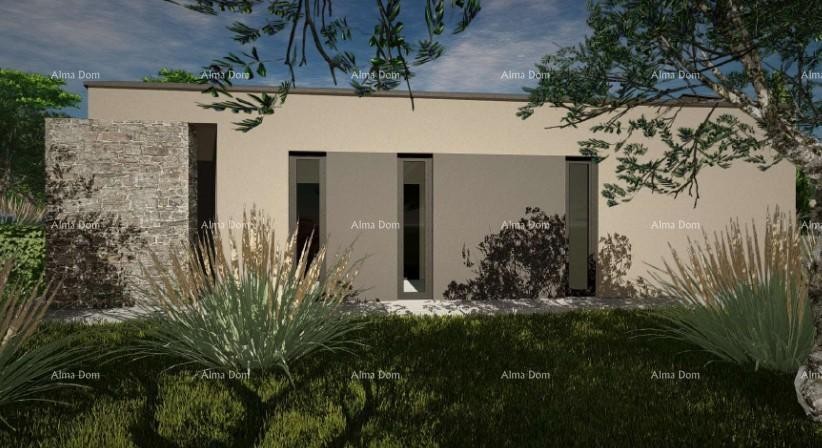 Vendita - terreno edificabile con progetto per la costruzione di una villa unifamiliare, Žminj V1 5