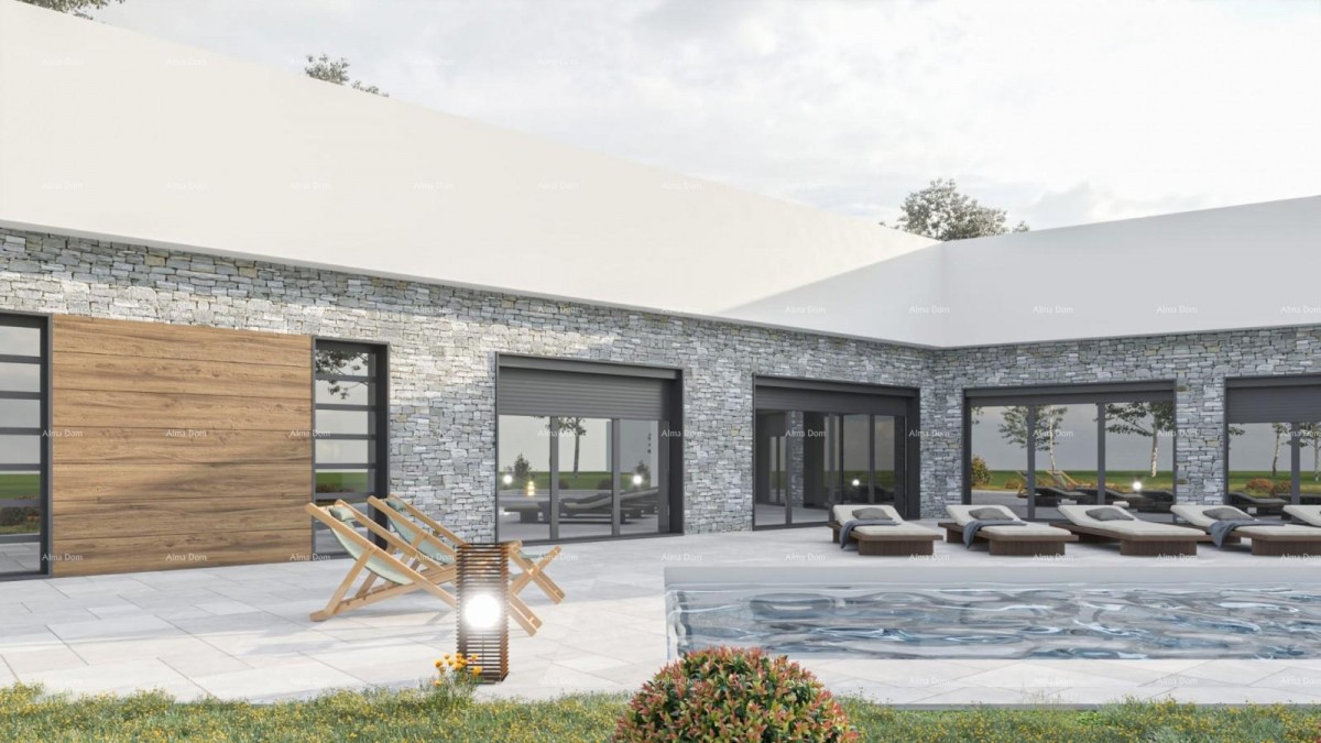 Продажа строительного участка с разрешением на строительство современного семейного дома, вблизи Барбана! 3