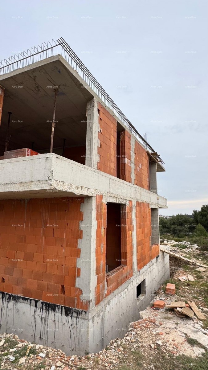Mukalba, Medulin, Vendita di una casa in fase roh-bau con vista mare 12