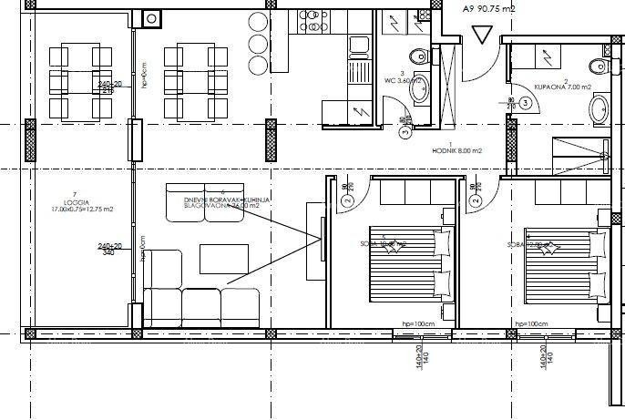 Novi stambeni projekt- prodaja stanova na odličnoj lokaciji, Pula! 1