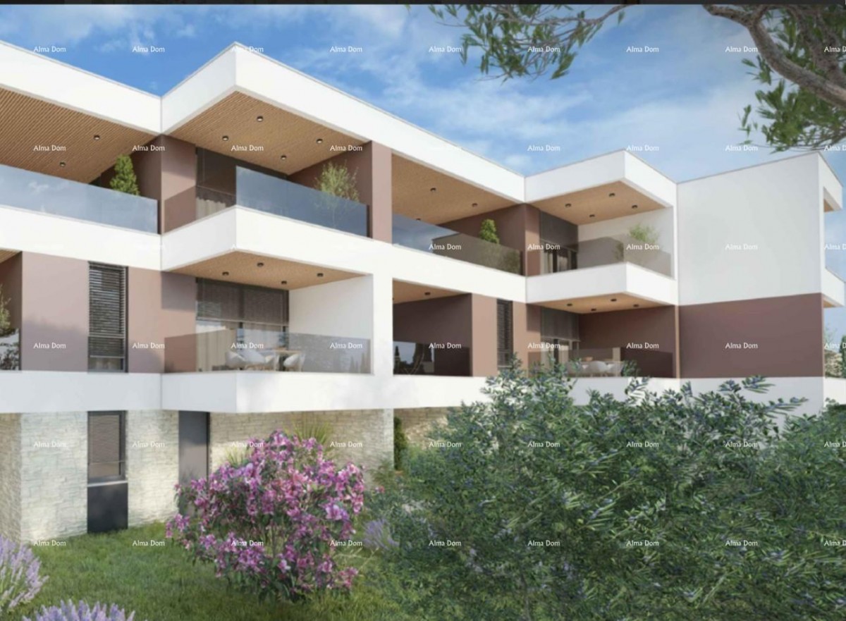 Vendita - appartamento al piano terra, in un nuovo complesso residenziale, Valdebek, Pula! 4