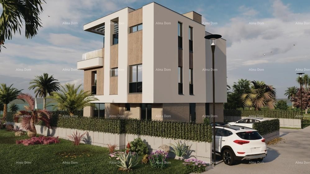 Dupleks luksuzna vila v mediteranskem slogu s bazenom in dvigalom. Pogled na morje! Medulin! 1