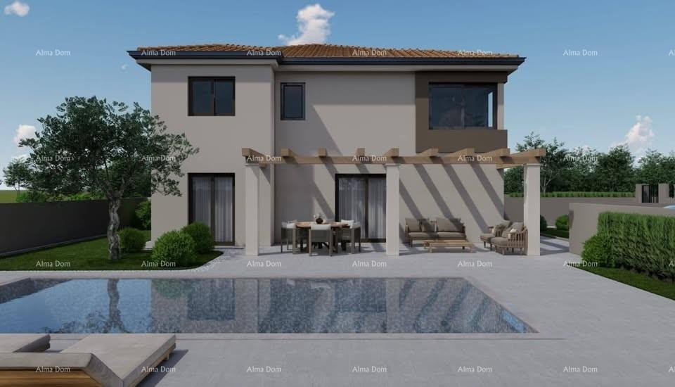 Two modern villas with pool and sauna under construction – Istria 10