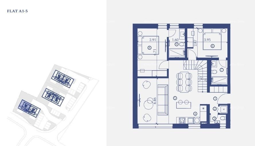 Luksuzni stan u resortu blizu mora – Umag! A1-5 11