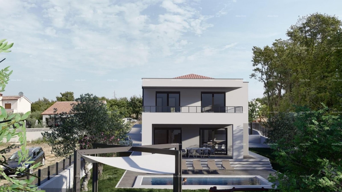 ГАЛИЖАНА - Продажа современного дома с бассейном, джакузи и видом на море! 2