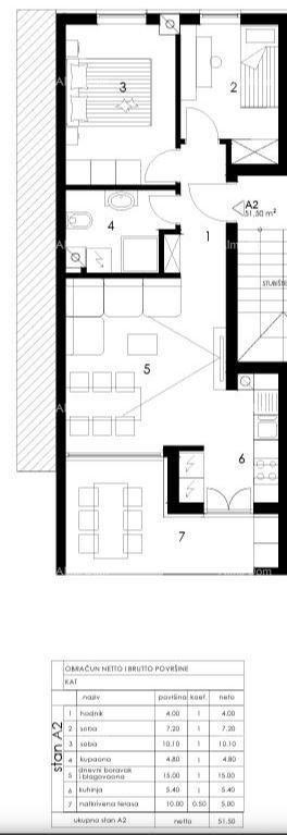 Prodaja stanov v novem stanovanjskem projektu, Pula. Valmade. 5