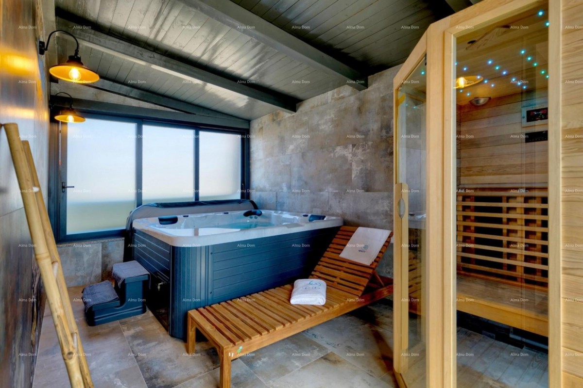 Moderna vila z bazenom in savno, Marčana! 17