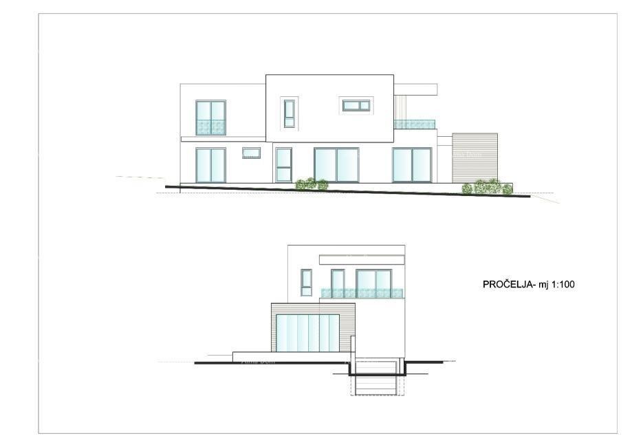 Ližnjan, gradbena parcela površine 523 m² 2