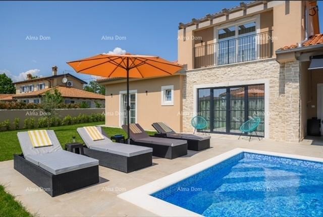Luxury, fully furnished Istrian villa with a studio apartment, pool, and sea view, Kanfanar! 1