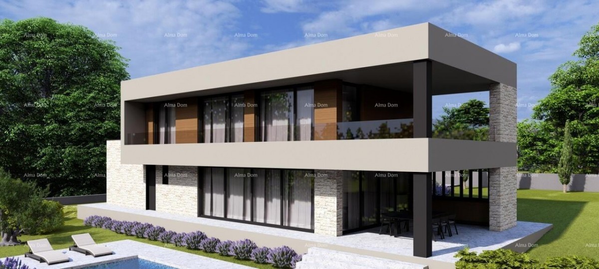 Građevinsko zemljišče z idejnim projektom – Poreč, Žbandaj, 963 m² 3