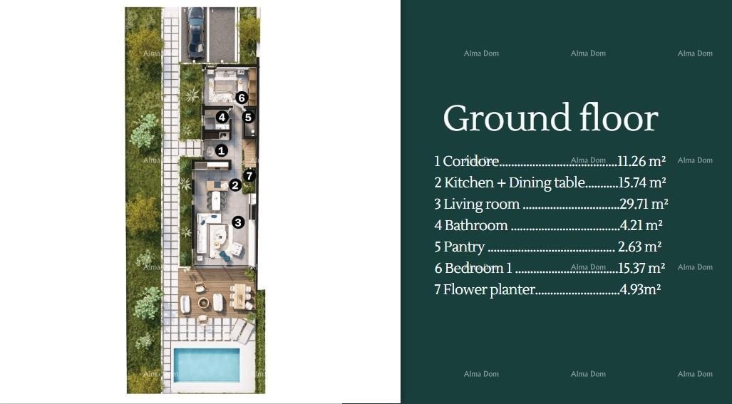 Продажа современных вилл в красивом жилом районе Умага 10