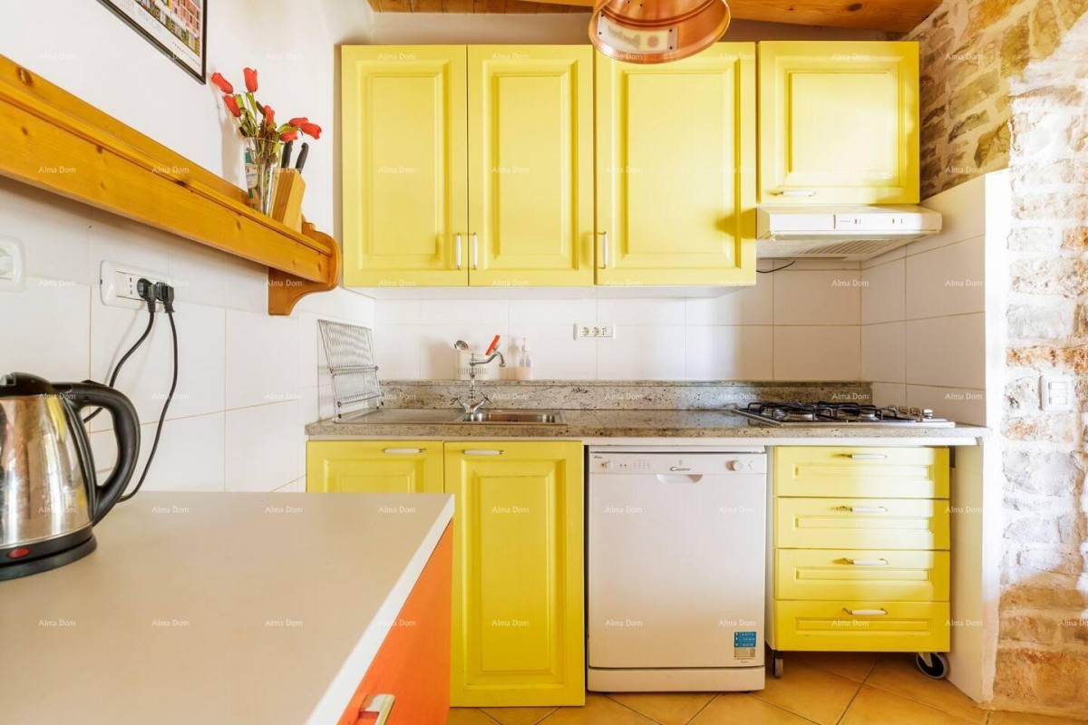 Marčana. Two stone houses with a swimming pool. 12