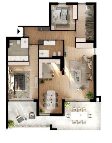 UMAG! Appartamento moderno in un complesso residenziale di alta qualità vicino al mare, S23 10