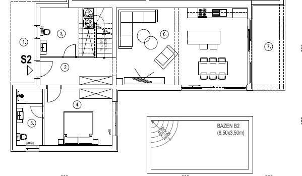 Современная двухуровневая вилла с бассейном на продажу, Кожляни, Барбан! 3