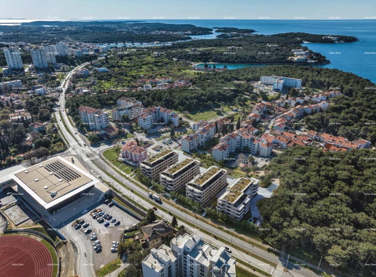 Apartments for sale in a new residential project in an exclusive location, 300 m from the sea, Pula, STOJA. 3
