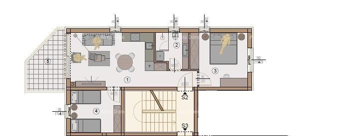 Продажа - квартира на первом этаже в новом жилом комплексе, Вальдебек, Пула! Zg6 S2 8