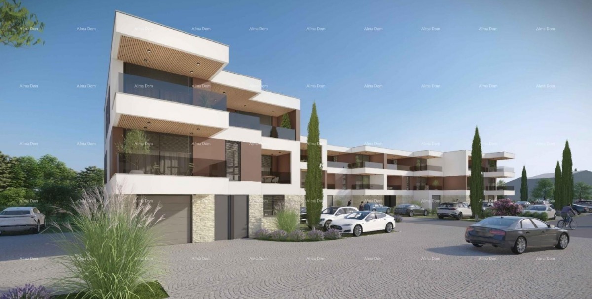 Prodaja stan v novogradnji z garažo, parkirnim mestom in shrambo, Pula! 11