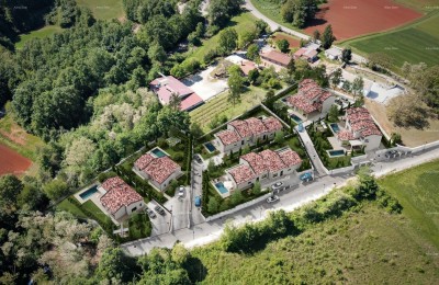 Nuovo! Vendita di un ampio terreno edificabile con progetto per la costruzione di un complesso residenziale, Barban!