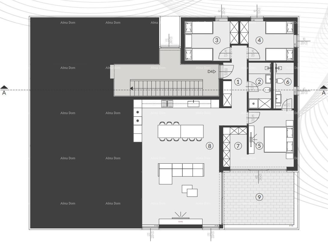 Prodaja stanov v moderni novogradnji s bazenom, Fažana! 9