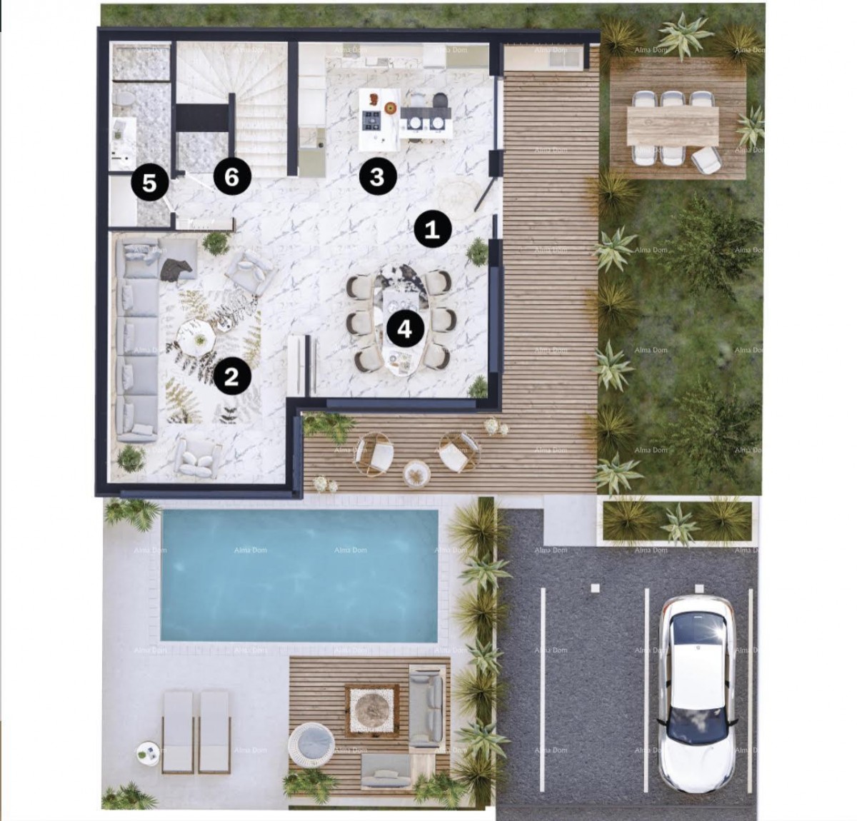 Продажа прекрасной виллы с бассейном, Умаг A2 4