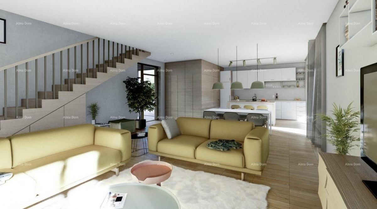 Prodaja samostojećih vila s bazenom u luksuznom, stambenom projektu, Labin! Vila E 7