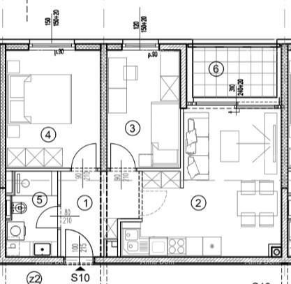Продажа квартир в новом жилом проекте в эксклюзивном месте, в 300 м от моря, Пула, 6