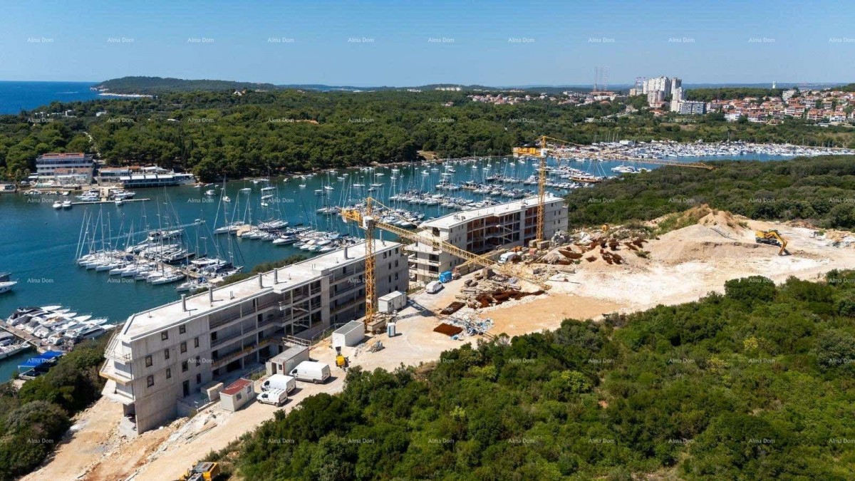 Prodaja modernih stanova u eksluzivnoj zgradi sa pogledom na marinu, Pula!B4 11