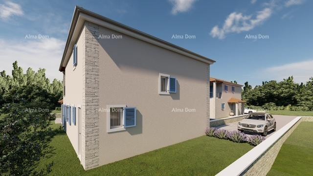 LIŽNJAN! PRODAJA HIŠE V GRADNJI S BAZENOM. 1