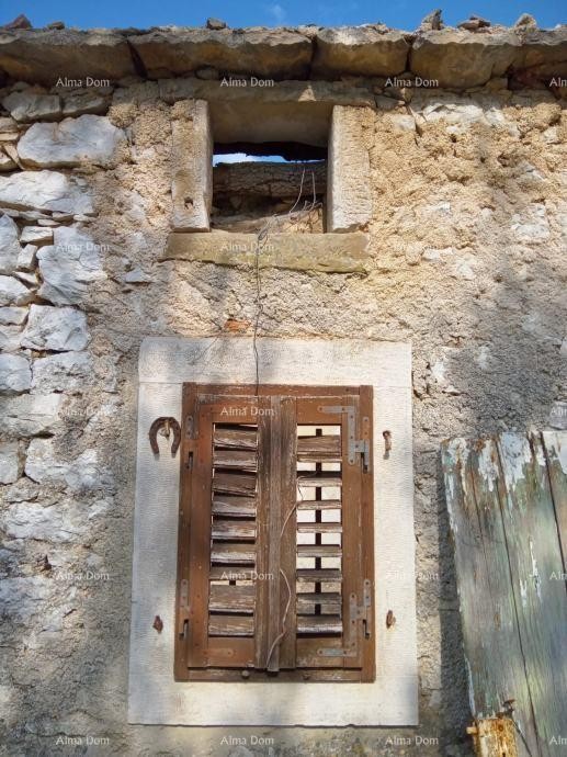 Prodaja istarske kamene kuće za renovaciju, uporabna dozvola, Kršan! 1