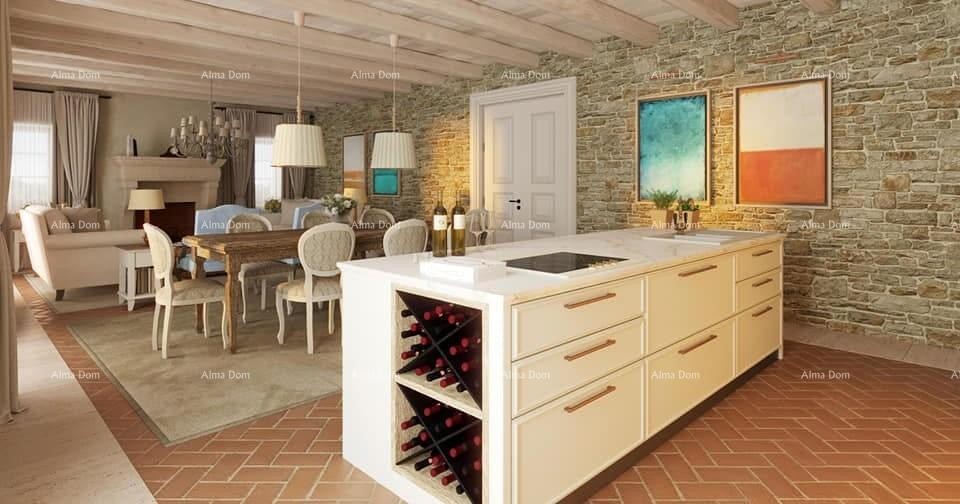 Motovun – Building land of 1,965 m² with a villa project and a view of nature 3