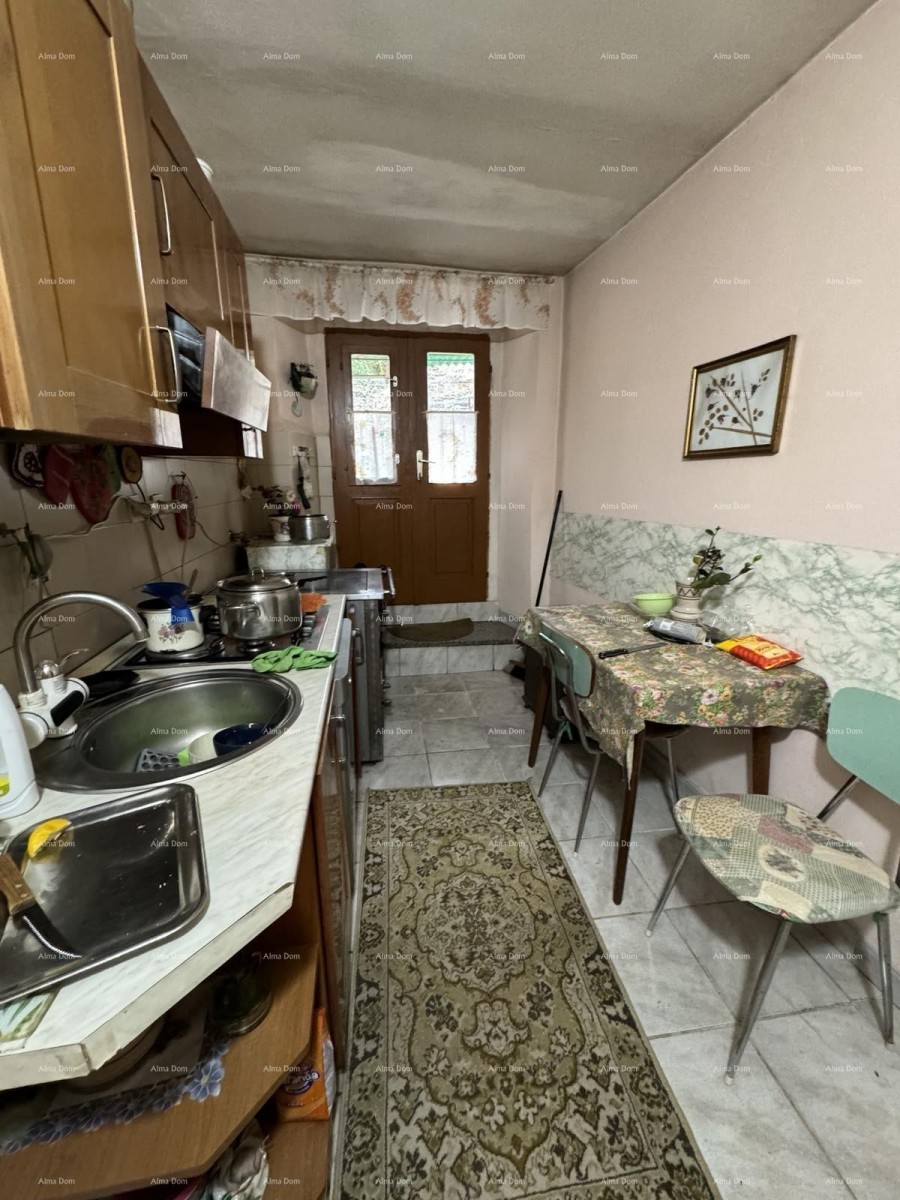 A house with a yard near the center, Buje! 16