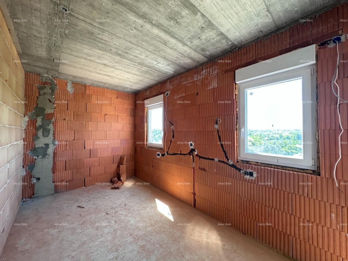 Umag- For sale: semi-detached house in rough construction phase. 13