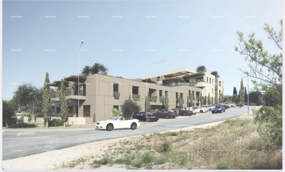 Apartments for sale in a new commercial and residential project, Poreč 2