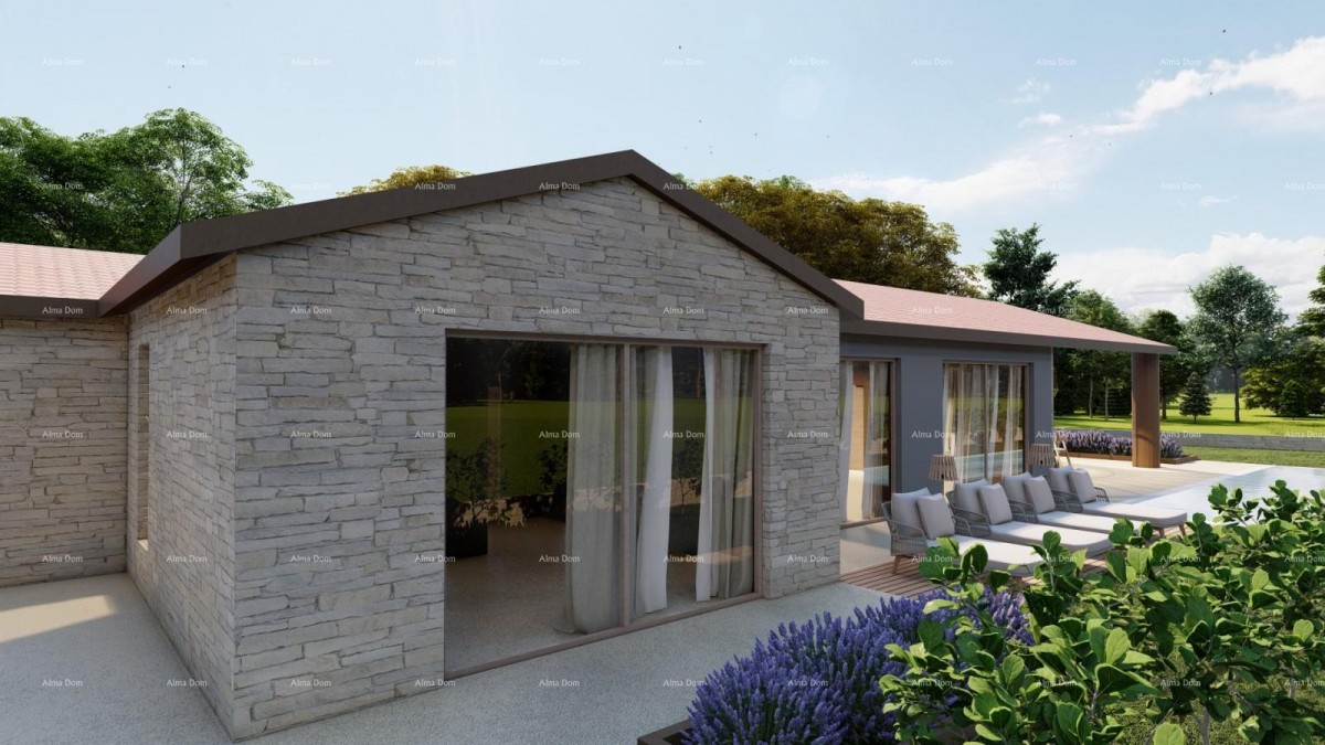 Offerta imperdibile! Vendita di terreni con permesso di costruzione per la realizzazione di una casa familiare con piscina, Tinjan! 4