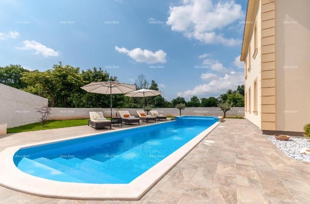 Villa with swimming pool for sale, near Barban 10