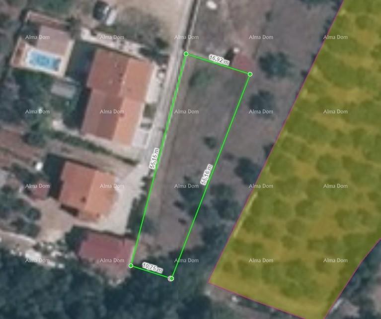 Градостроительный участок 750 м² в Галижане. 1