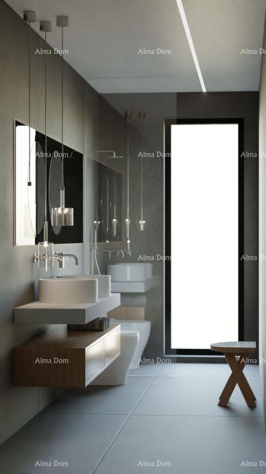 Kaštelir – moderna vila s bazenom in pogledom na morje 8