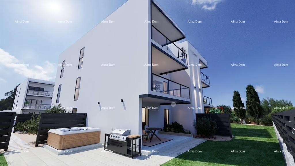 Sale - new, modern apartments near the sea with parking spaces and a garden, Peroj! 6