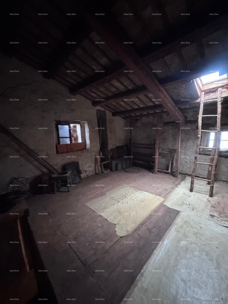 Istarska kamena kuća za renovaciju. Općina Lovrećica. 15