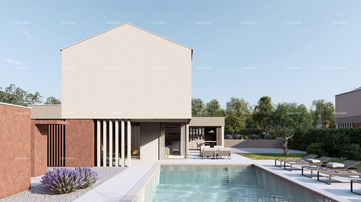 Prodaja samostojećih vila s bazenom u luksuznom, stambenom projektu, Labin! Vila E 2