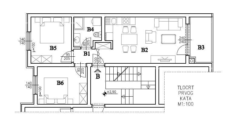 Vendita - Appartamento moderno in un nuovo complesso residenziale privato a Šijana, Pola! C-B 10