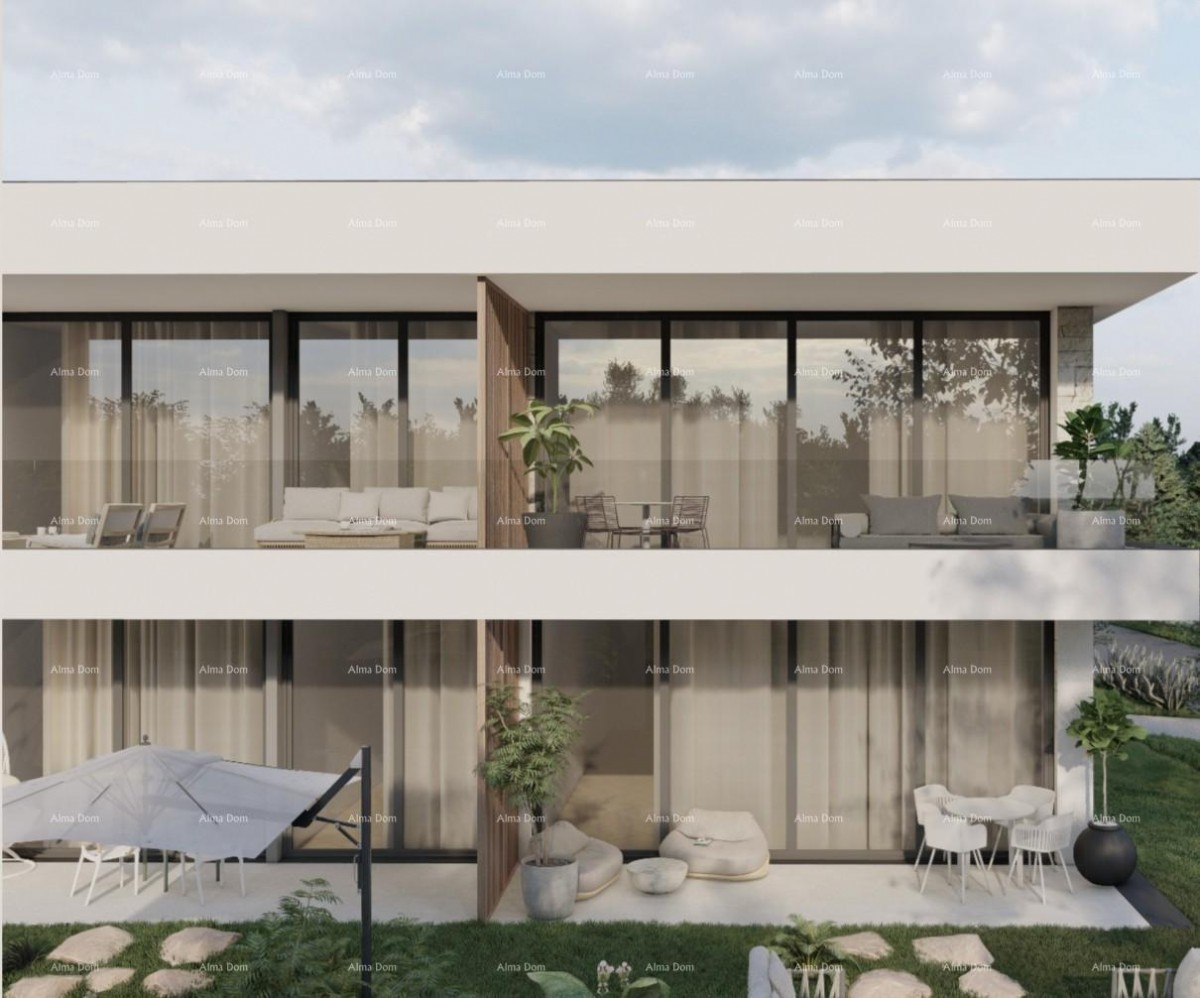 Sale - Apartment under construction with a garden and parking space, 8