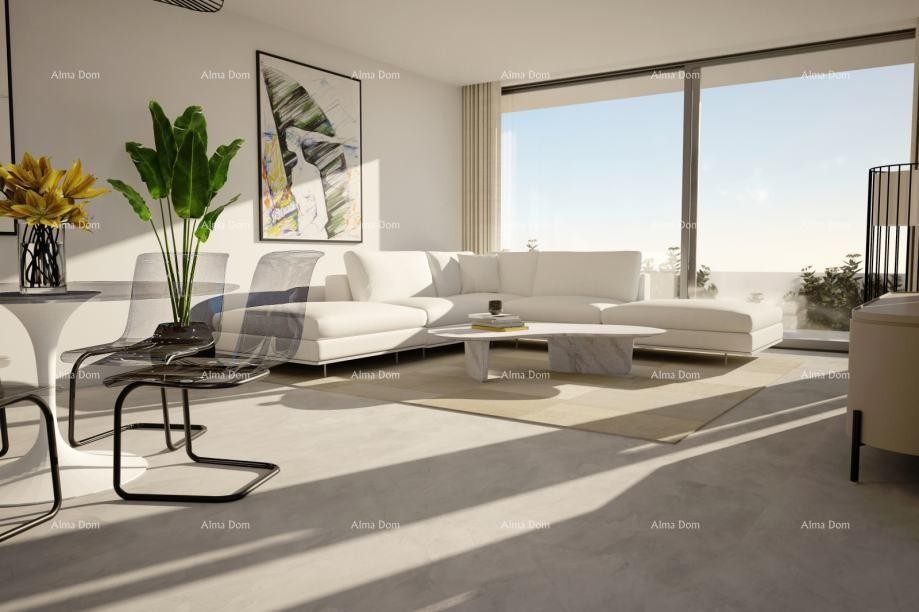 VODNJAN, Moderna prizemnica s bazenom i krovnom terasom s pogledom na more 9