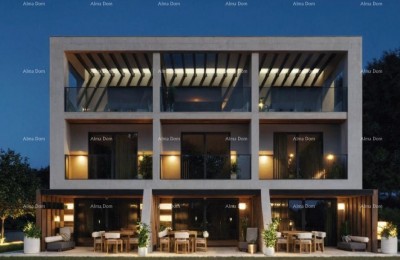 Medulin, Moderni troetažni apartman s pogledom na more, A3