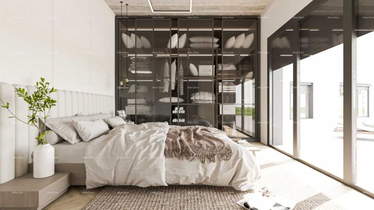 Продажа строительного участка с разрешением на строительство современного семейного дома, вблизи Барбана! 10