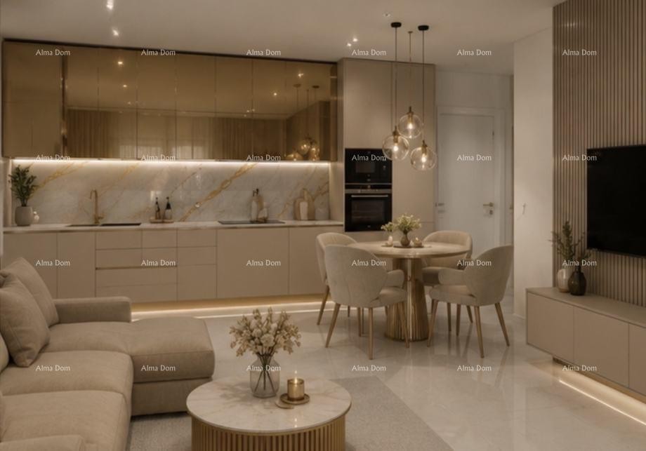 Two-Bedroom Apartment with Private Garden in New Construction – Monvidal, Pula 2