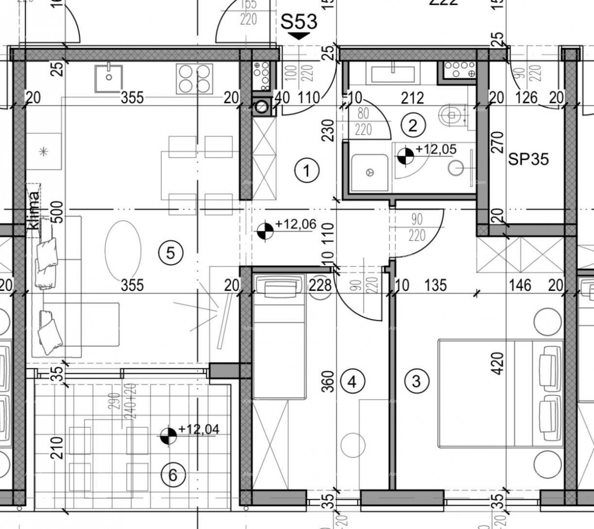 Pula, new project! Multi-family, modern building with an elevator, close to the center. Apartment for sale with a parking space and storage. S53 5