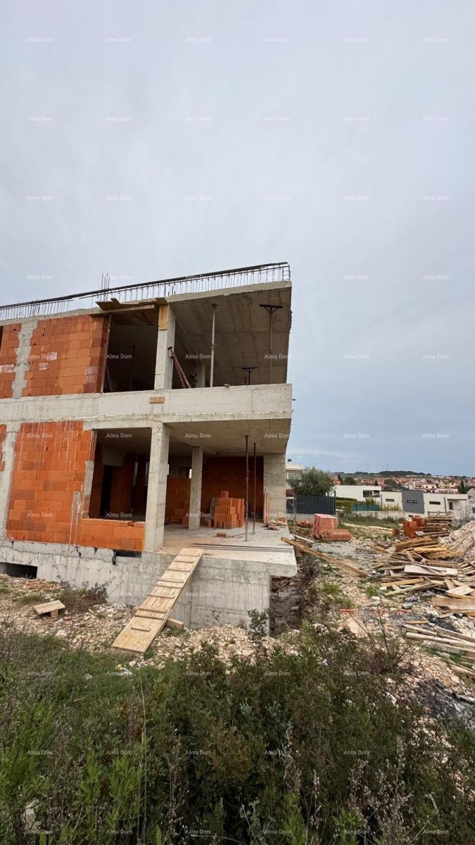 Mukalba, Medulin, Prodaja kuće u roh-bau fazi s pogledom na more 10