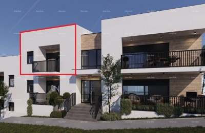 ЖМИНЬ – современная квартира на первом этаже с террасой (Апартаменты F)