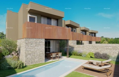 Modern townhouse with a pool, 148.56 m²